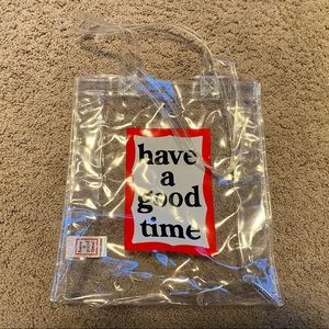 Have a good time pvc tote bag